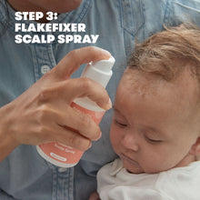 Frida Baby FlakeFixer Cradle Cap Set with Softening Scalp Scrub Shampoo Treatment and Hydrating Conditioner Spray, 2 Piece