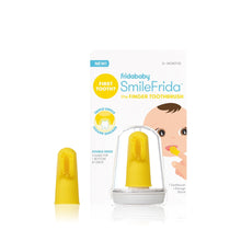 Frida Baby SmileFrida Finger Toothbrush for Baby to Infant Dental Care, Yellow