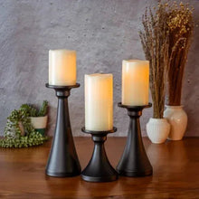 Fusion Tapers, Pillars, Holders and Remote, 9-piece Set