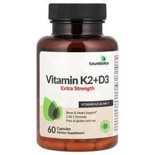 Futurebiotics, Vitamin K2 + D3, Extra Strength, Capsules