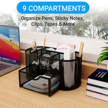 GARITINDeskOrganizer-PenHolderwithDrawersPencilHolderforDeskMeshOfficeSupplyOrganizerandStorage-_5457_5 - USA Mega Market