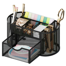 GARITINDeskOrganizer-PenHolderwithDrawersPencilHolderforDeskMeshOfficeSupplyOrganizerandStorage-_9385_1 - USA Mega Market
