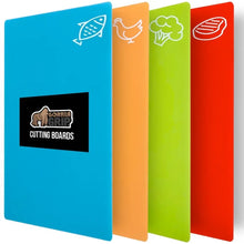 GORILLA GRIP Cutting Board, Flexible, Durable Plastic Chopping Mats, 15x12, Multicolor