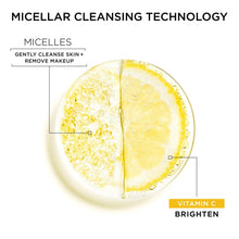 Garnier SkinActive Micellar Cleansing Water All in 1 Vitamin C Makeup Remover, Face Cleanser