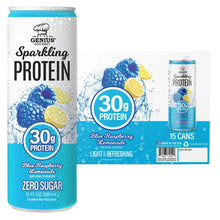 GeniusGourmetSparklingClear30gProtein_BlueRaspberryLemonade_12floz_15-pack - USA Mega Market