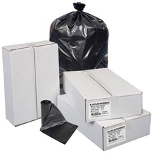 Genuine Joe 60-gallon Recycled Can Liner, Black, 100-count