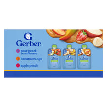 Gerber 2nd Foods Organic Baby Food Variety Pack, Fruit and Veggie Favorites, 3.5 oz Pouches (9 Pack)