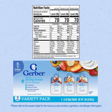 Gerber Fruit & Yogurt, Toddler Food Variety Pack, 3.5 oz Pouches (9 Pack)