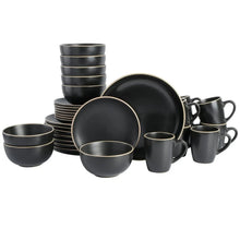 Gibson Home 32-Piece Everyday Essential Round Dinnerware Set, Service for 8