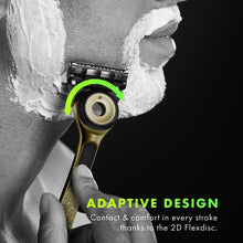 Gillette Labs Manual Razor with Exfoliating Bar Mens Salute to Service Razor with Stand