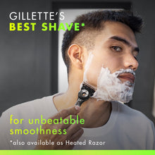 Gillette Labs Men's Razor Blade Refills with Exfoliating Bar, Green, 9 Refills