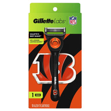Gillette Labs Official Bengals Licensed Razor for Men, 1 Handle, 1 Blade Refill