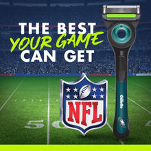 Gillette Labs Official Eagles Licensed Razor for Men, 1 Handle, 1 Blade Refill, Perfect for Game Day Grooming, Gillette Labs with Exfoliating Bar