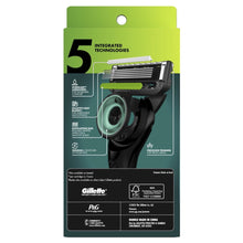 Gillette Labs Official Eagles Licensed Razor for Men, 1 Handle, 1 Blade Refill, Perfect for Game Day Grooming, Gillette Labs with Exfoliating Bar