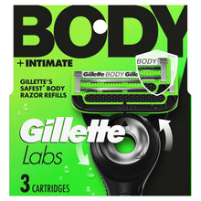 Gillette Labs Razor Blade Refills for Body & Intimate, 3 Count
