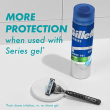 Gillette Mach3 Manual Razor, 1 Handle and 6 Blade Refills, Silver
