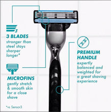 Gillette Mach3 Razor Blade Refills, Razor Cartridges, Razor Refills for Men, Lubrication Strip, 20 ct.