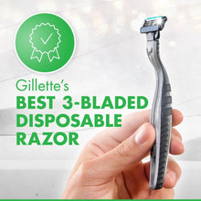 Gillette Mach 3 Sensitive Men 3 Blade Disposable Razor,3 count
