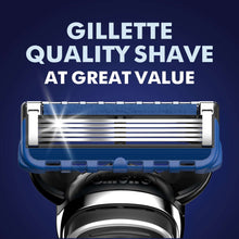Gillette Mens Razor, Clean & Fresh, Handle + 5 Blade Refills
