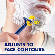 Gillette Sensor2 Plus Pivot Men's Disposable Manual Razor, 21 Razors, Blue