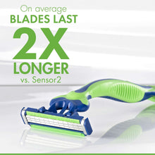 Gillette Sensor 3 Sensitive Men 3 Blade Disposable Razor,4 count