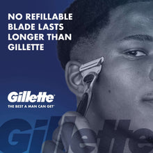 Gillette Skin Guard Sensitive Disposable Razors for Men, Blue, 4 Razors