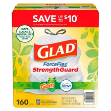 GladForceFlex13-GallonKitchenTrashBags-GainOriginalScent-Febreze-160ct-8-_1 - USA Mega Market