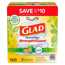 GladForceFlex13-GallonKitchenTrashBags-GainOriginalScent-Febreze-160ct-8-_1 - Brands For Less USA