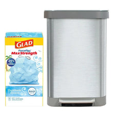 GladStainlessSteelTrashCanandBagBundle - USA Mega Market