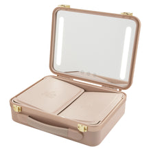 Estuche de belleza Glo Tech con espejo LED, rosa