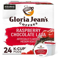 Gloria Jean'S Raspberry Chocolate Lava Coffee, Keurig K-Cup Pod, 24 Count