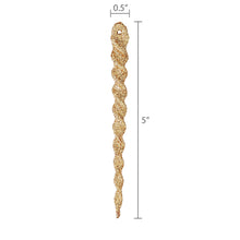 GoldGlitterIcicleChristmasOrnaments_5.3_24Count_byHolidayTime4 - USA Mega Market