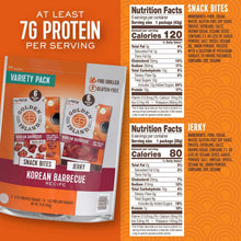 Golden Island Korean Barbecue Pork Jerky and Snack Bites, 1.50 oz., 12 pk.
