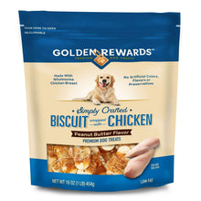 GoldenRewardsPeanutButterFlavorBiscuitWrappedwithChickenDryTrainingTreatsforAllDogs-16oz-_1 - USA Mega Market