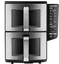 Gourmia 11-QT. Dual Basket Air Fryer with Smart Finish & 4-Layer Cooking
