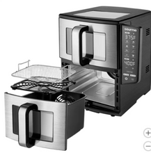 Gourmia 11-QT. Dual Basket Air Fryer with Smart Finish & 4-Layer Cooking