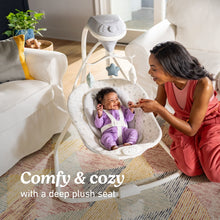 Graco Simple Sway Baby Swing, Blythe White