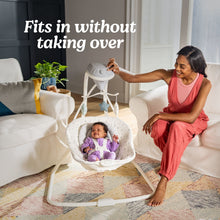 Graco Simple Sway Baby Swing, Blythe White