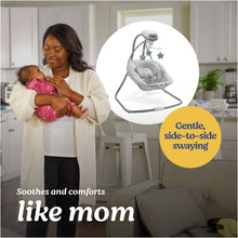 Graco Simple Sway Baby Swing with Plush Seat and Adjustable Speeds, Ivy