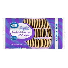 Great Value Duplex Sandwich Crème Cookies, 25 oz