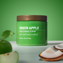 Green Apple Shea Sugar Scrub with Exfoliating Skin Benefits - 18 oz (PACK OF 3)