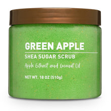 Green Apple Shea Sugar Scrub with Exfoliating Skin Benefits - 18 oz (PACK OF 3)