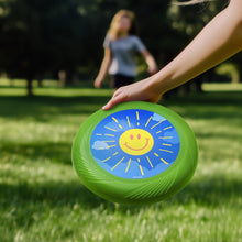 Green Flying Disk Toy, 100% Recycled Plastic, 9.9 inch, by Play Day