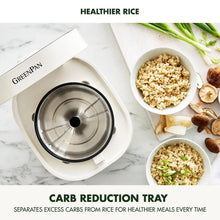 GreenPan 4-Cup Carb Reducing Electric Rice Cooker with 10 Presets