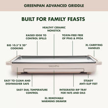 GreenPan Advanced Electric Griddle & Warming Drawer