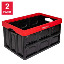 GreenmadeInstaCrateGrande16GallonCollapsibleStorageCratewithLid_2-pack - USA Mega Market