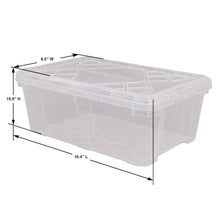 GreenmadeInstaView13QuartClearPlasticStackableStorageBins_8-pack1 - USA Mega Market