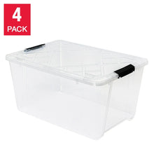 GreenmadeInstaView45QuartStorageBinwithLatchingLid_4-pack - USA Mega Market