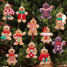 HAMCSTNF Gingerbread Man Ornaments for Christmas Tree, 12pcs, 3"