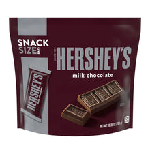 Hershey's Milk Chocolate Snack Size Candy, Bag 10.35 oz